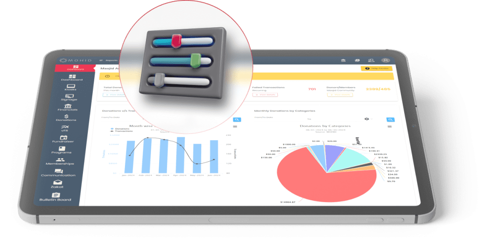 Program Management Software for Masjid