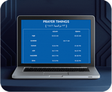 prayer time widget