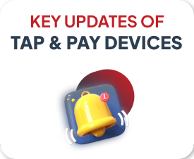 key updates of tap&pay